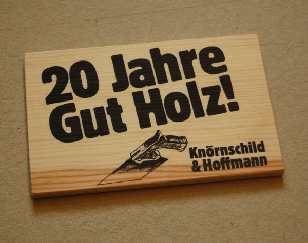 Holzpostkarte Holzpostkarte